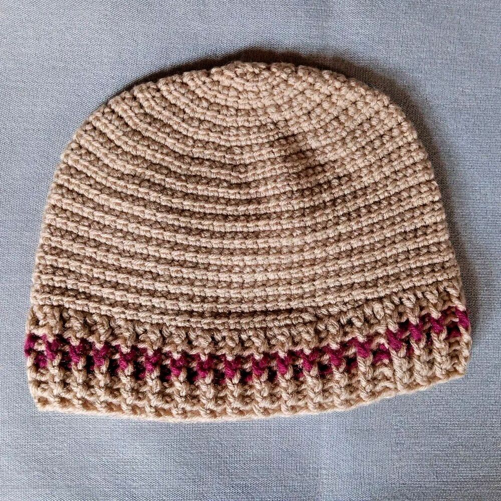 Hat New Leia Allen Hand Made crocheted warm winter Beanie Skull Cap mens womans